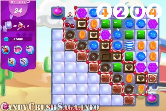 Candy Crush Saga : Level 4204 – Videos, Cheats, Tips and Tricks