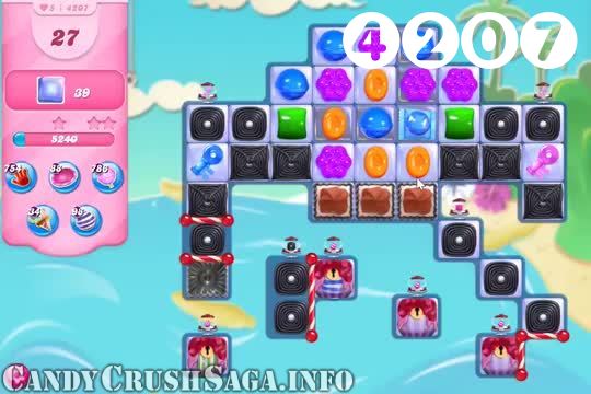Candy Crush Saga : Level 4207 – Videos, Cheats, Tips and Tricks