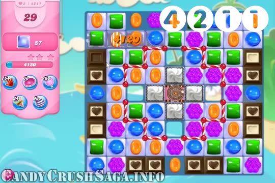 Candy Crush Saga : Level 4211 – Videos, Cheats, Tips and Tricks