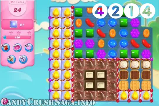Candy Crush Saga : Level 4214 – Videos, Cheats, Tips and Tricks