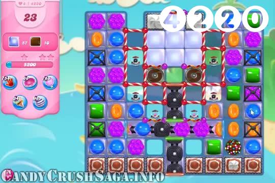 Candy Crush Saga : Level 4220 – Videos, Cheats, Tips and Tricks