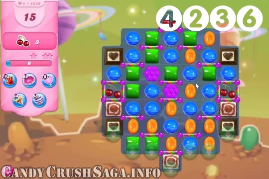 Candy Crush Saga : Level 4236 – Videos, Cheats, Tips and Tricks