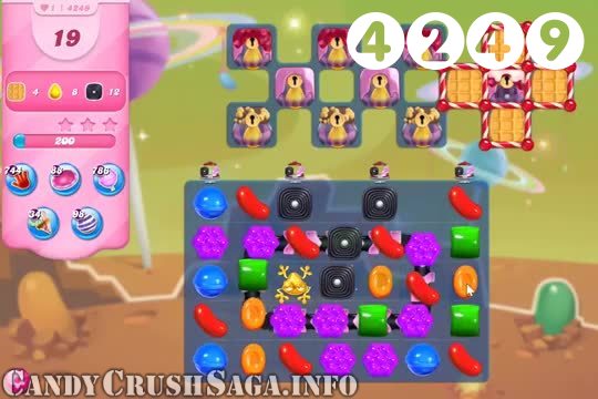 Candy Crush Saga : Level 4249 – Videos, Cheats, Tips and Tricks