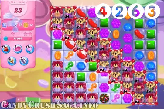 Candy Crush Saga : Level 4263 – Videos, Cheats, Tips and Tricks