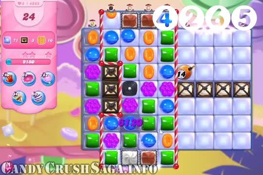 Candy Crush Saga : Level 4265 – Videos, Cheats, Tips and Tricks