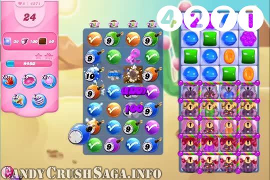 Candy Crush Saga : Level 4271 – Videos, Cheats, Tips and Tricks