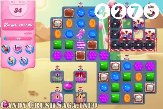 Candy Crush Saga : Level 4273 – Videos, Cheats, Tips and Tricks