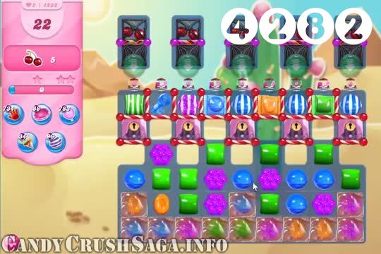Candy Crush Saga : Level 4282 – Videos, Cheats, Tips and Tricks