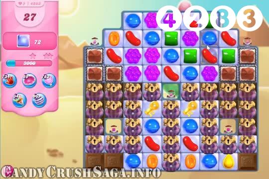 Candy Crush Saga : Level 4283 – Videos, Cheats, Tips and Tricks