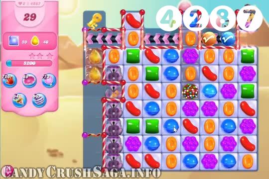 Candy Crush Saga : Level 4287 – Videos, Cheats, Tips and Tricks