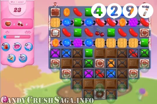 Candy Crush Saga : Level 4297 – Videos, Cheats, Tips and Tricks