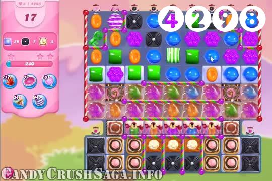 Candy Crush Saga : Level 4298 – Videos, Cheats, Tips and Tricks