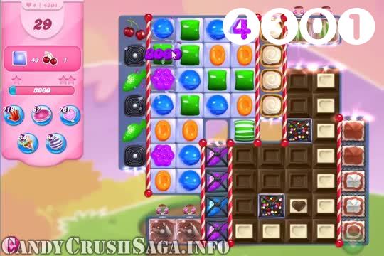 Candy Crush Saga : Level 4301 – Videos, Cheats, Tips and Tricks