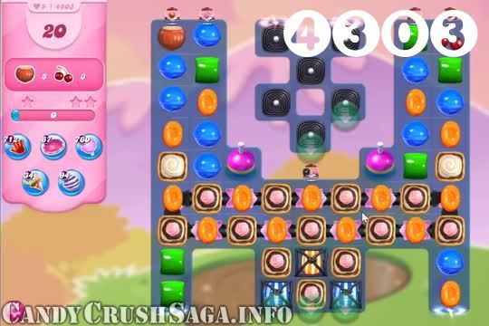 Candy Crush Saga : Level 4303 – Videos, Cheats, Tips and Tricks
