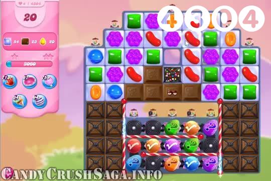 Candy Crush Saga : Level 4304 – Videos, Cheats, Tips and Tricks