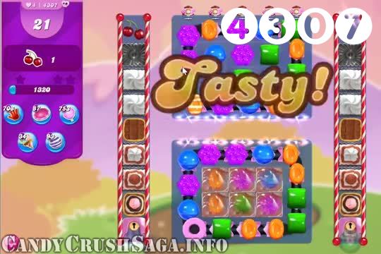 Candy Crush Saga : Level 4307 – Videos, Cheats, Tips and Tricks