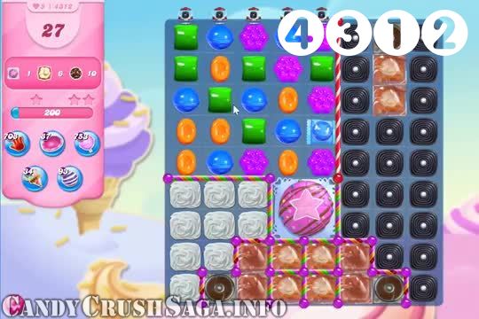 Candy Crush Saga : Level 4312 – Videos, Cheats, Tips and Tricks