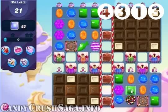 Candy Crush Saga : Level 4313 – Videos, Cheats, Tips and Tricks