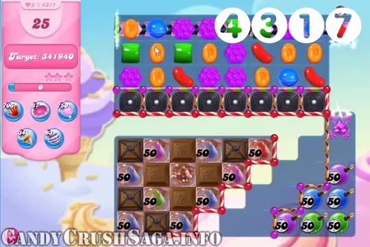 Candy Crush Saga : Level 4317 – Videos, Cheats, Tips and Tricks