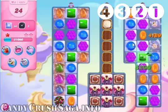 Candy Crush Saga : Level 4321 – Videos, Cheats, Tips and Tricks