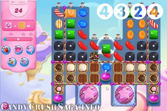 Candy Crush Saga : Level 4324 – Videos, Cheats, Tips and Tricks