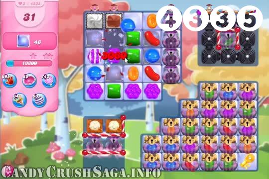 Candy Crush Saga : Level 4335 – Videos, Cheats, Tips and Tricks