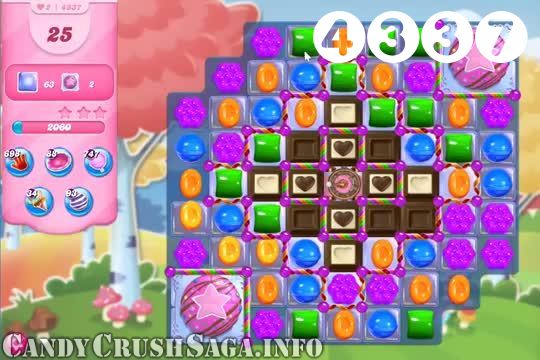 Candy Crush Saga : Level 4337 – Videos, Cheats, Tips and Tricks