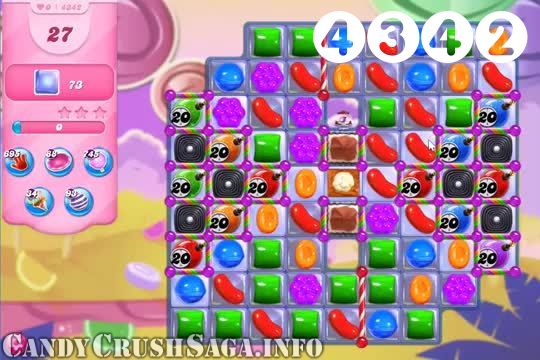 Candy Crush Saga : Level 4342 – Videos, Cheats, Tips and Tricks
