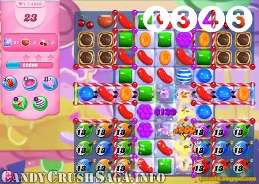 Candy Crush Saga : Level 4343 – Videos, Cheats, Tips and Tricks