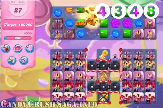 Candy Crush Saga : Level 4348 – Videos, Cheats, Tips and Tricks