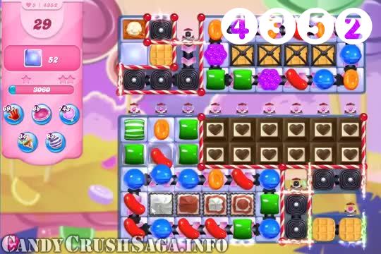 Candy Crush Saga : Level 4352 – Videos, Cheats, Tips and Tricks
