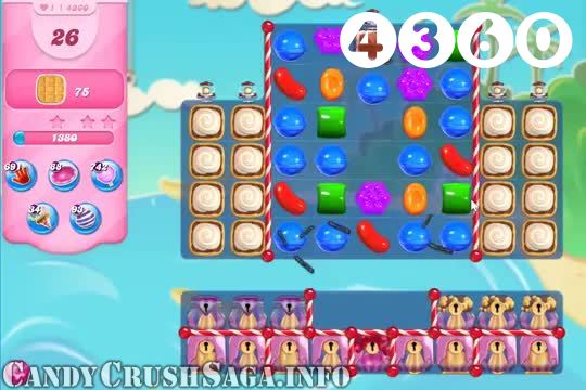 Candy Crush Saga : Level 4360 – Videos, Cheats, Tips and Tricks