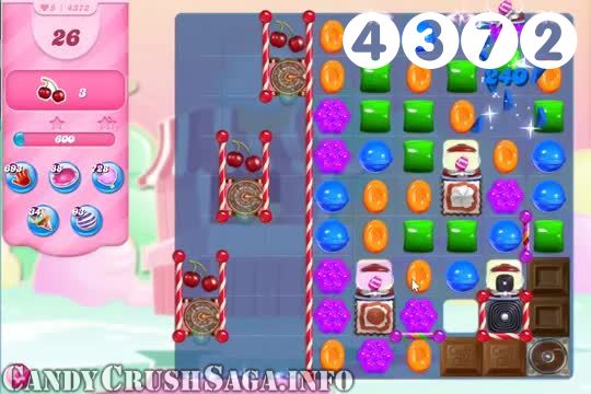 Candy Crush Saga : Level 4372 – Videos, Cheats, Tips and Tricks