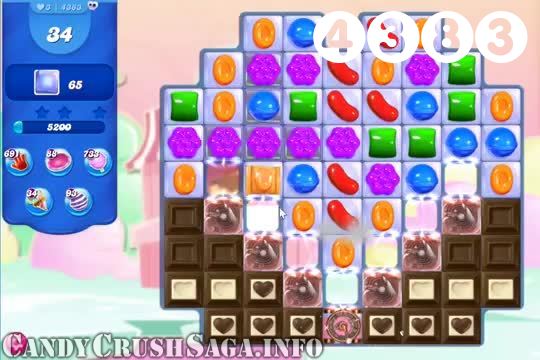 Candy Crush Saga : Level 4383 – Videos, Cheats, Tips and Tricks