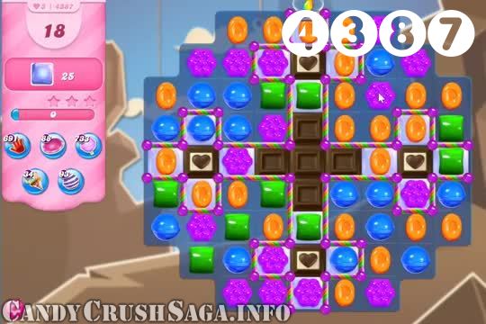 Candy Crush Saga : Level 4387 – Videos, Cheats, Tips and Tricks