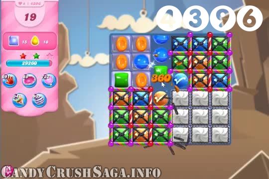 Candy Crush Saga : Level 4396 – Videos, Cheats, Tips and Tricks