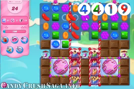 Candy Crush Saga : Level 4419 – Videos, Cheats, Tips and Tricks