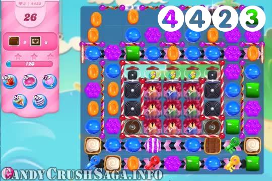 Candy Crush Saga : Level 4423 – Videos, Cheats, Tips and Tricks