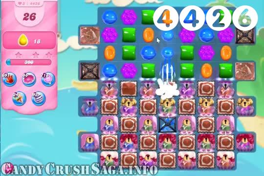 Candy Crush Saga : Level 4426 – Videos, Cheats, Tips and Tricks