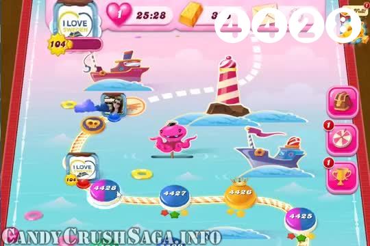 Candy Crush Saga : Level 4428 – Videos, Cheats, Tips and Tricks