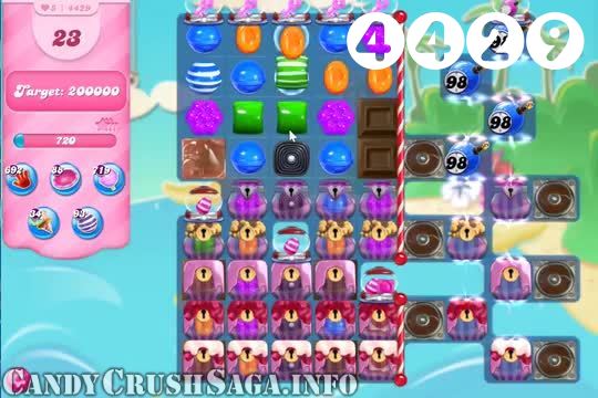 Candy Crush Saga : Level 4429 – Videos, Cheats, Tips and Tricks