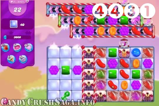 Candy Crush Saga : Level 4431 – Videos, Cheats, Tips and Tricks