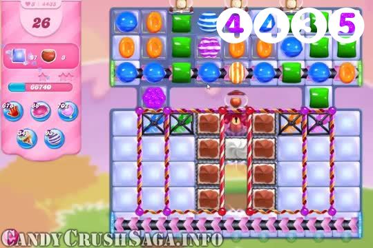 Candy Crush Saga : Level 4435 – Videos, Cheats, Tips and Tricks