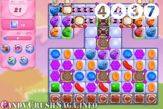 Candy Crush Saga : Level 4437 – Videos, Cheats, Tips and Tricks
