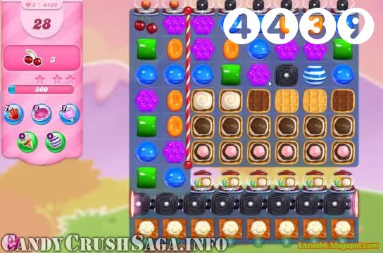 Candy Crush Saga : Level 4439 – Videos, Cheats, Tips and Tricks