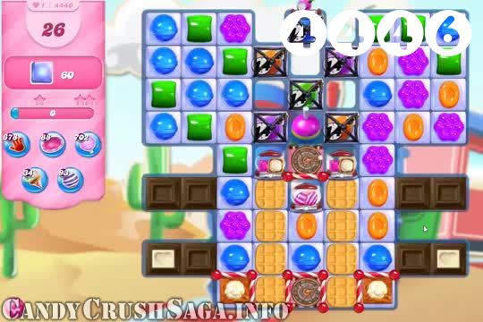 Candy Crush Saga : Level 4446 – Videos, Cheats, Tips and Tricks