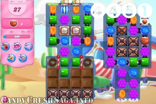 Candy Crush Saga : Level 4451 – Videos, Cheats, Tips and Tricks