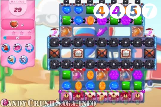 Candy Crush Saga : Level 4457 – Videos, Cheats, Tips and Tricks