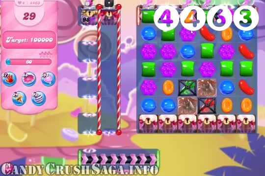 Candy Crush Saga : Level 4463 – Videos, Cheats, Tips and Tricks