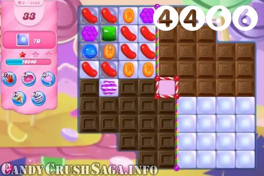 Candy Crush Saga : Level 4466 – Videos, Cheats, Tips and Tricks